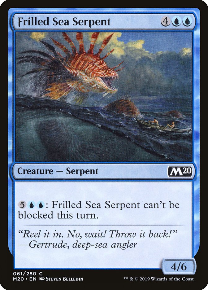 Frilled Sea Serpent [Core Set 2020] | Jack's On Queen