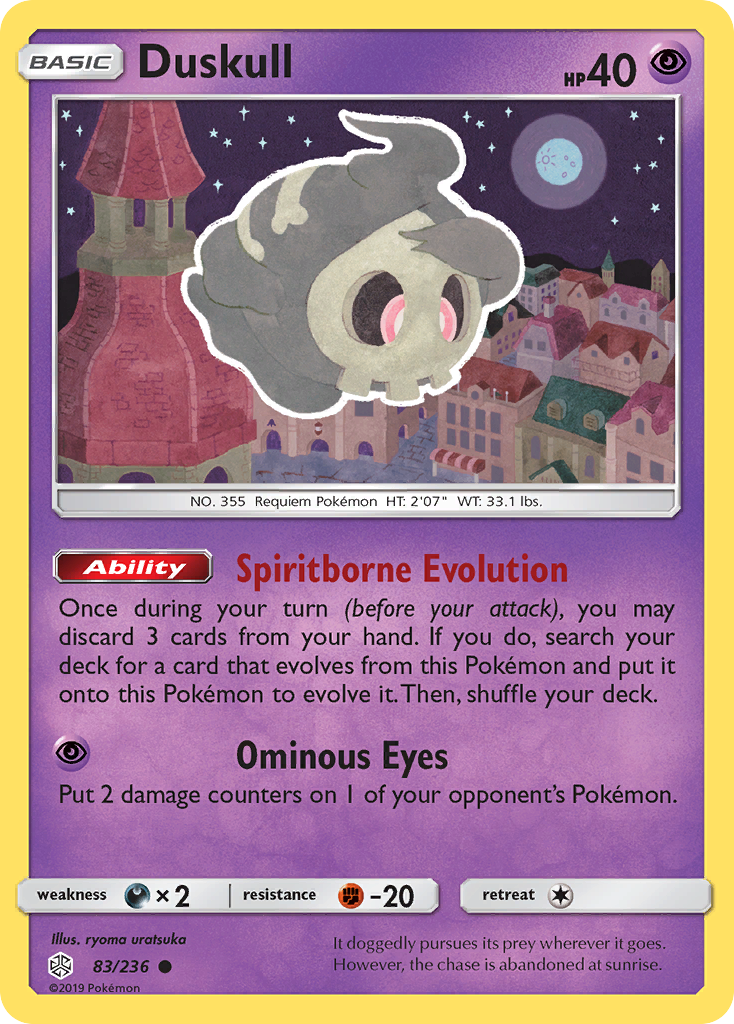 Duskull (83/236) [Sun & Moon: Cosmic Eclipse] | Jack's On Queen