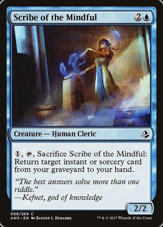 Scribe of the Mindful [Amonkhet] | Jack's On Queen