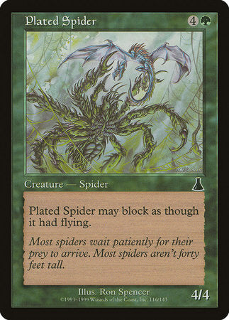 Plated Spider [Urza's Destiny] | Jack's On Queen