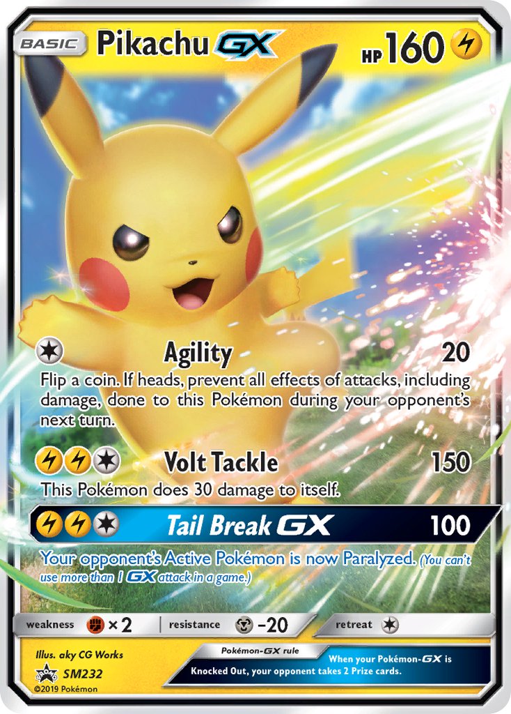 Pikachu GX (SM232) [Sun & Moon: Black Star Promos] | Jack's On Queen