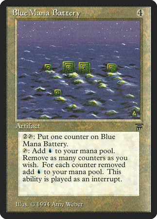 Blue Mana Battery [Legends] | Jack's On Queen