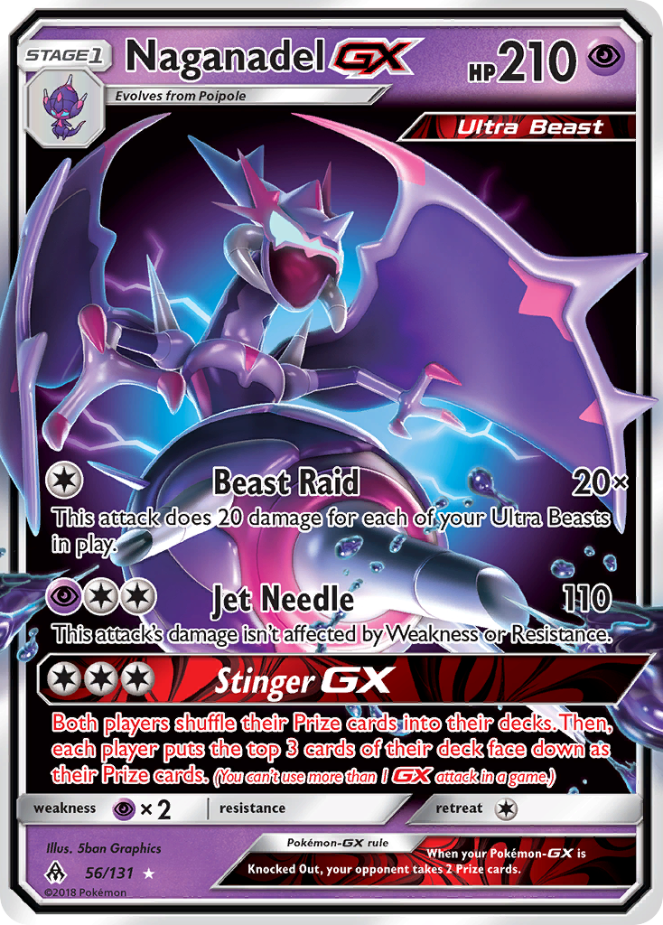 Naganadel GX (56/131) [Sun & Moon: Forbidden Light] | Jack's On Queen