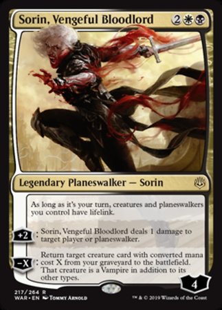 Sorin, Vengeful Bloodlord [War of the Spark] | Jack's On Queen