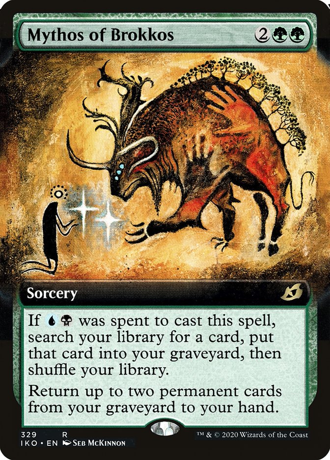 Mythos of Brokkos (Extended Art) [Ikoria: Lair of Behemoths] | Jack's On Queen