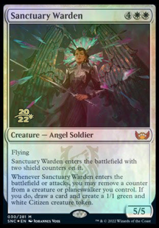 Sanctuary Warden [Streets of New Capenna Prerelease Promos] | Jack's On Queen