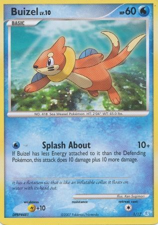 Buizel (1/12) [Diamond & Pearl: Trainer Kit - Manaphy] | Jack's On Queen