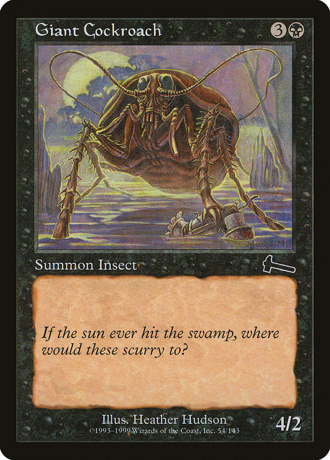 Giant Cockroach [Urza's Legacy] | Jack's On Queen
