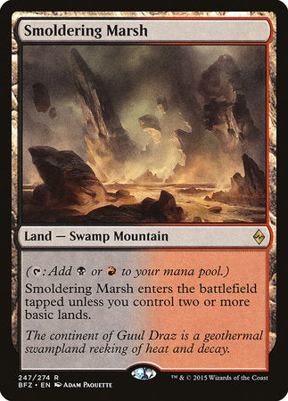 Smoldering Marsh [Battle for Zendikar] | Jack's On Queen
