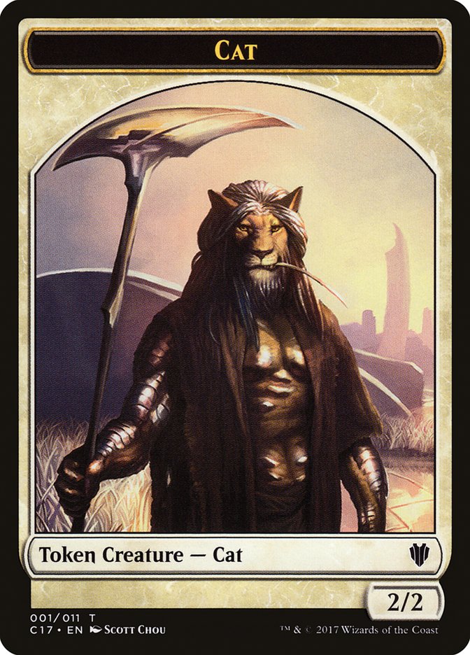 Cat Token [Commander 2017 Tokens] | Jack's On Queen