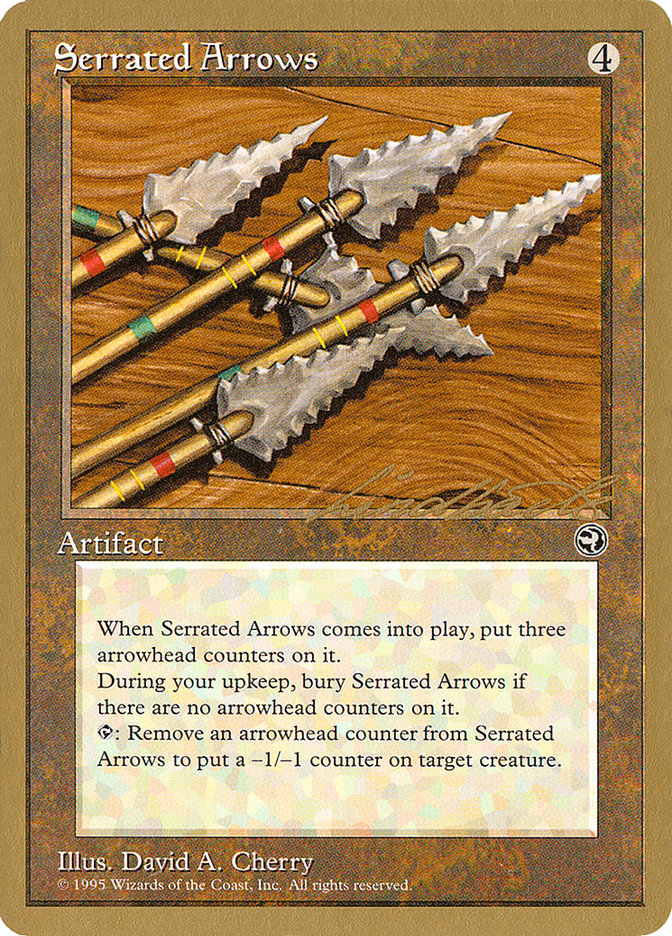 Serrated Arrows (Leon Lindback) [Pro Tour Collector Set] | Jack's On Queen