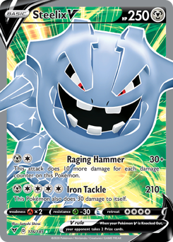 Steelix V (176/185) [Sword & Shield: Vivid Voltage] | Jack's On Queen