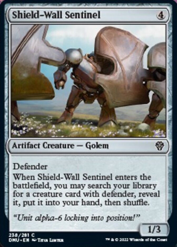 Shield-Wall Sentinel [Dominaria United] | Jack's On Queen