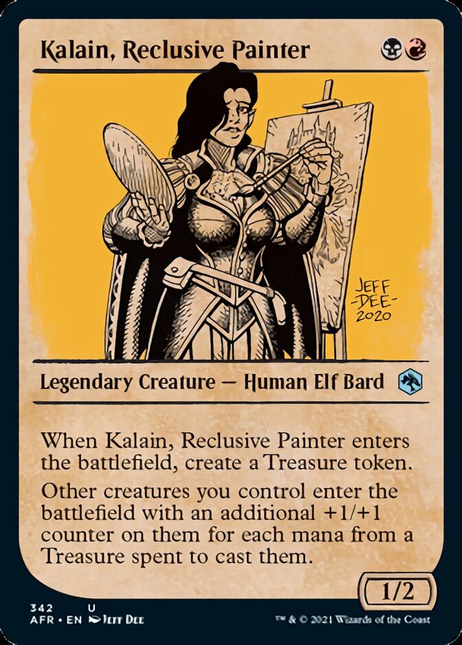 Kalain, Reclusive Painter (Showcase) [Dungeons & Dragons: Adventures in the Forgotten Realms] | Jack's On Queen