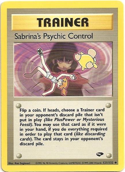 Sabrina's Psychic Control (121/132) [Gym Challenge Unlimited] | Jack's On Queen