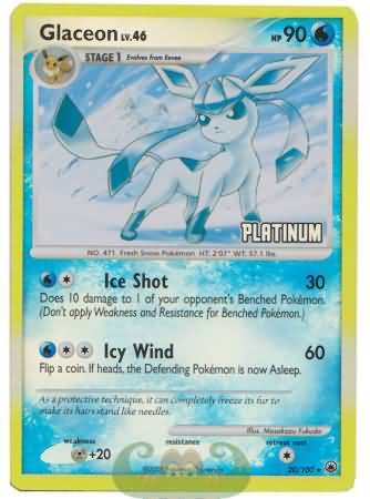 Glaceon (20/100) [Burger King Promos: 2009 Collection] | Jack's On Queen