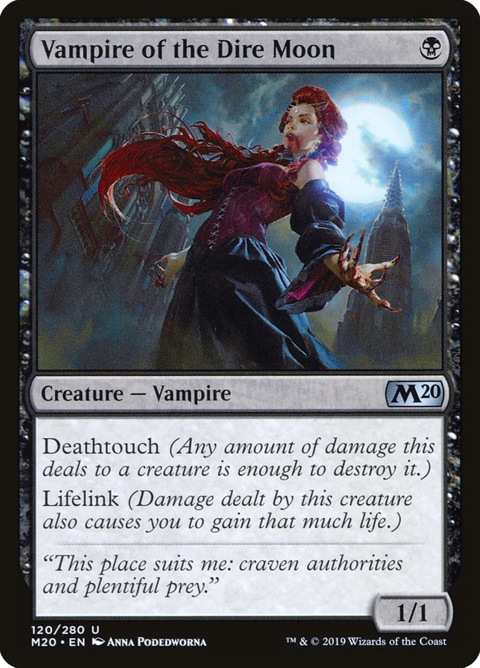 Vampire of the Dire Moon [Core Set 2020] | Jack's On Queen