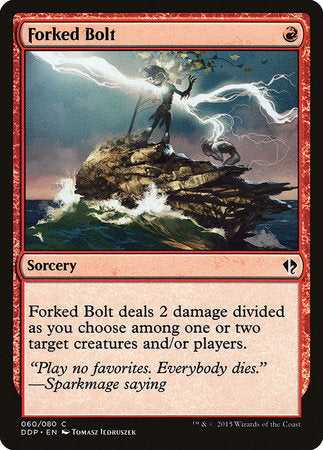 Forked Bolt [Duel Decks: Zendikar vs. Eldrazi] | Jack's On Queen
