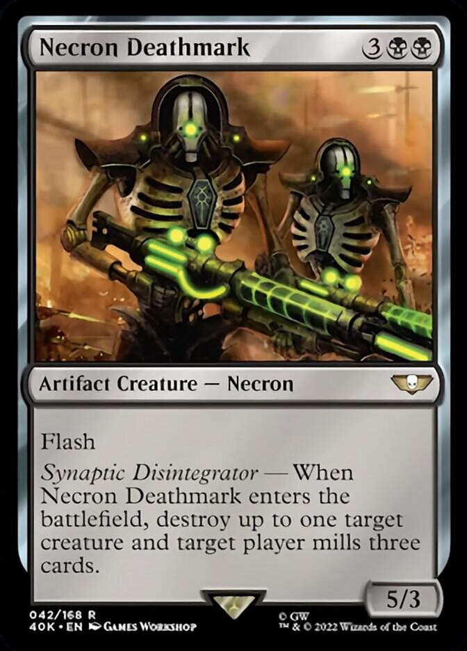 Necron Deathmark (Surge Foil) [Universes Beyond: Warhammer 40,000] | Jack's On Queen