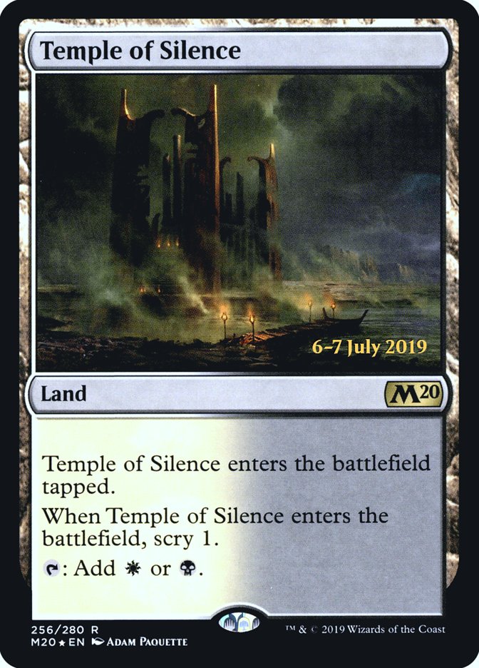 Temple of Silence  [Core Set 2020 Prerelease Promos] | Jack's On Queen