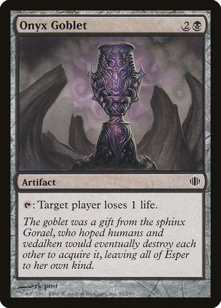 Onyx Goblet [Shards of Alara] | Jack's On Queen