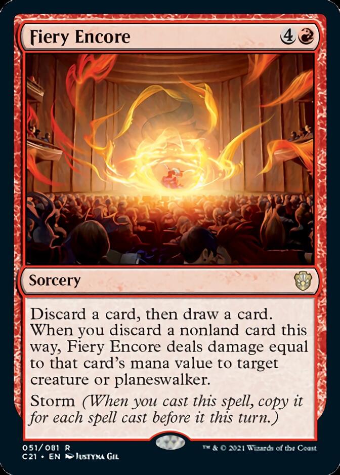Fiery Encore [Commander 2021] | Jack's On Queen