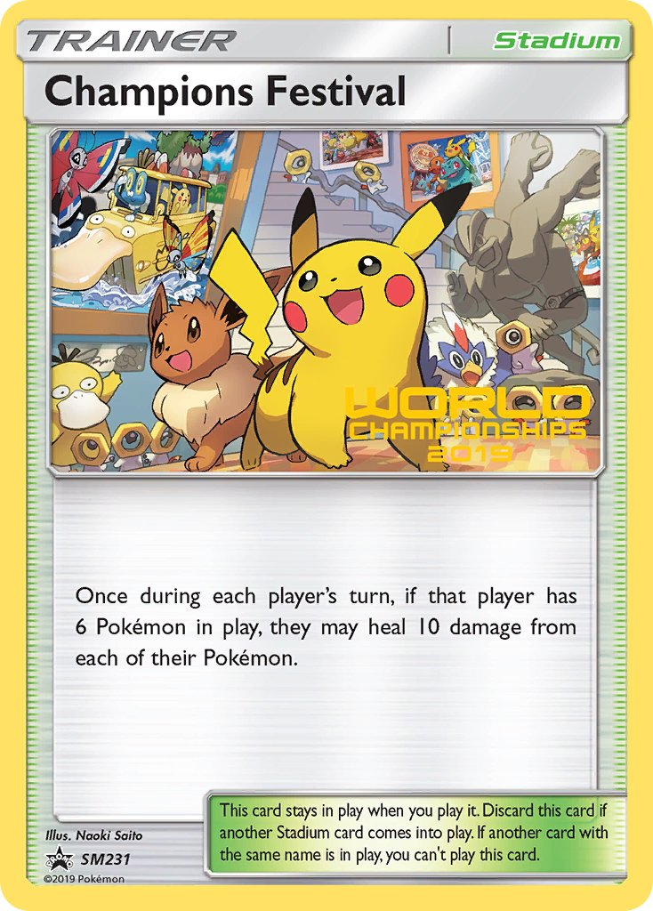 Champions Festival (SM231) (Quarter Finalist 2019) [Sun & Moon: Black Star Promos] | Jack's On Queen