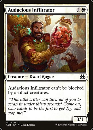 Audacious Infiltrator [Aether Revolt] | Jack's On Queen