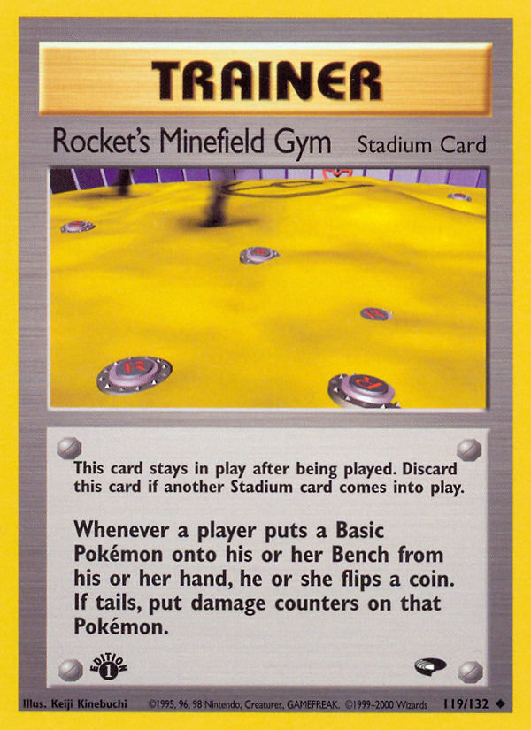 Rocket's Minefield Gym (119/132) [Gym Challenge 1st Edition] | Jack's On Queen