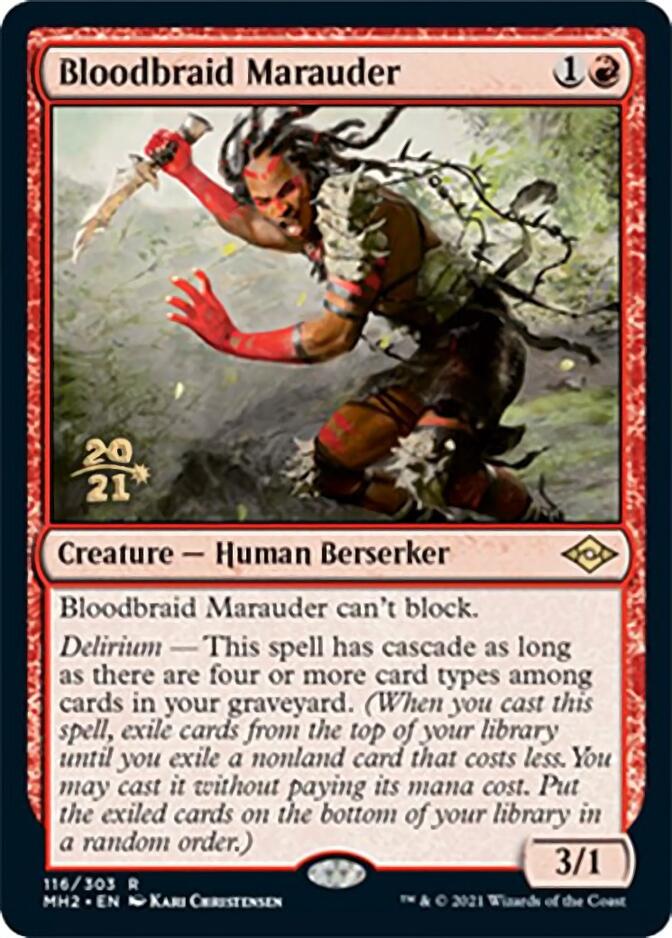 Bloodbraid Marauder [Modern Horizons 2 Prerelease Promos] | Jack's On Queen