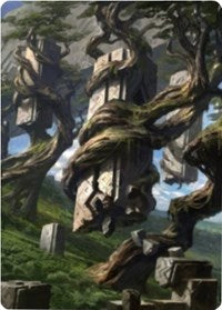 Forest 2 Art Card [Zendikar Rising Art Series] | Jack's On Queen