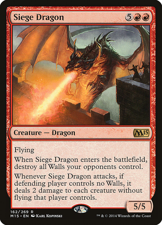 Siege Dragon [Magic 2015] | Jack's On Queen
