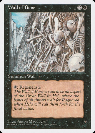Wall of Bone [Fourth Edition] | Jack's On Queen