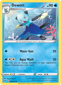 Dewott (034/185) [Sword & Shield: Vivid Voltage] | Jack's On Queen