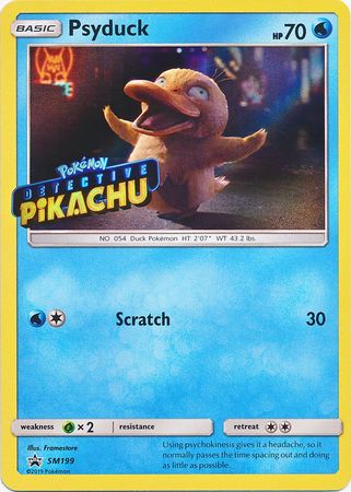 Psyduck Detective (SM199) (Pikachu Stamped) [Sun & Moon: Black Star Promos] | Jack's On Queen
