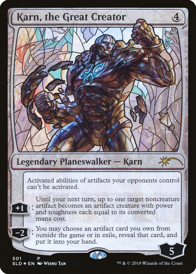 Karn, the Great Creator (Stained Glass) [Secret Lair Drop Promos] | Jack's On Queen