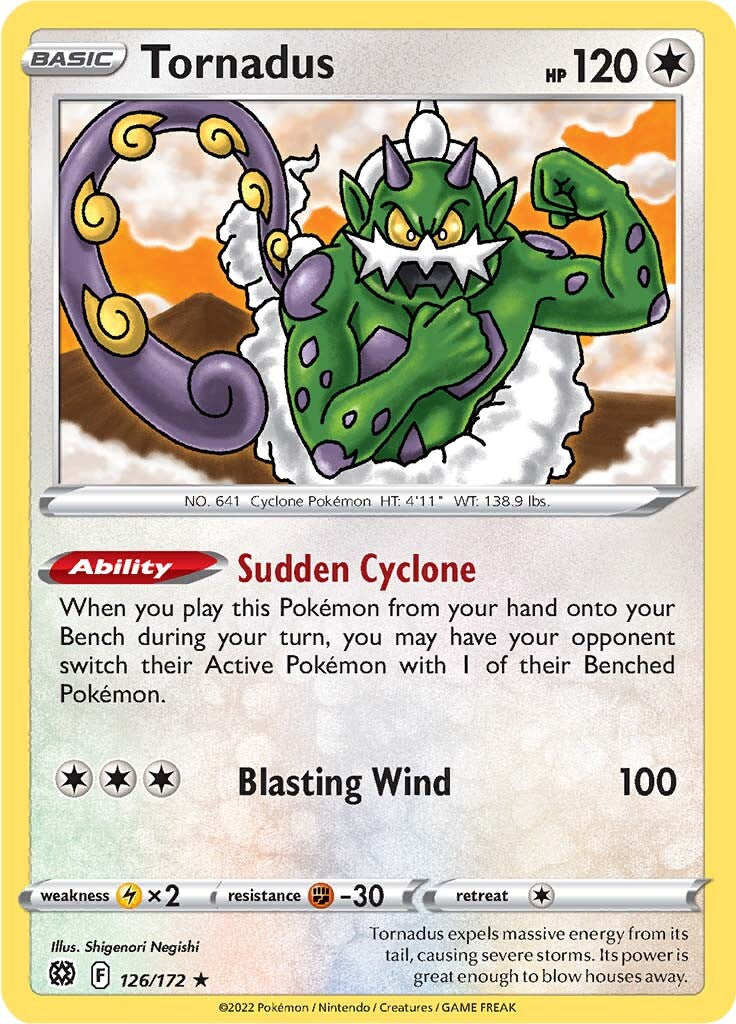 Tornadus (126/172) [Sword & Shield: Brilliant Stars] | Jack's On Queen