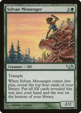 Sylvan Messenger [Duel Decks: Elves vs. Goblins] | Jack's On Queen