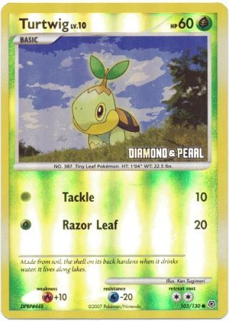 Turtwig (103/130) [Burger King Promos: 2008 Collection] | Jack's On Queen