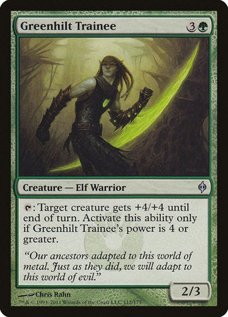 Greenhilt Trainee [New Phyrexia] | Jack's On Queen