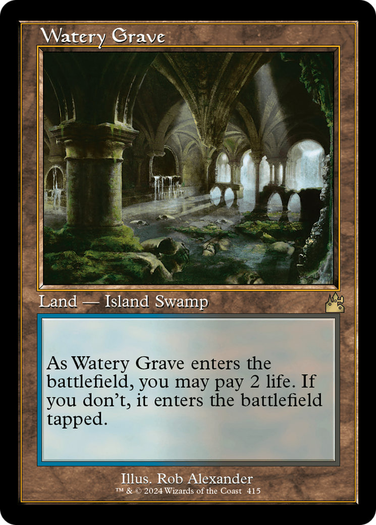 Watery Grave (Retro) [Ravnica Remastered] | Jack's On Queen
