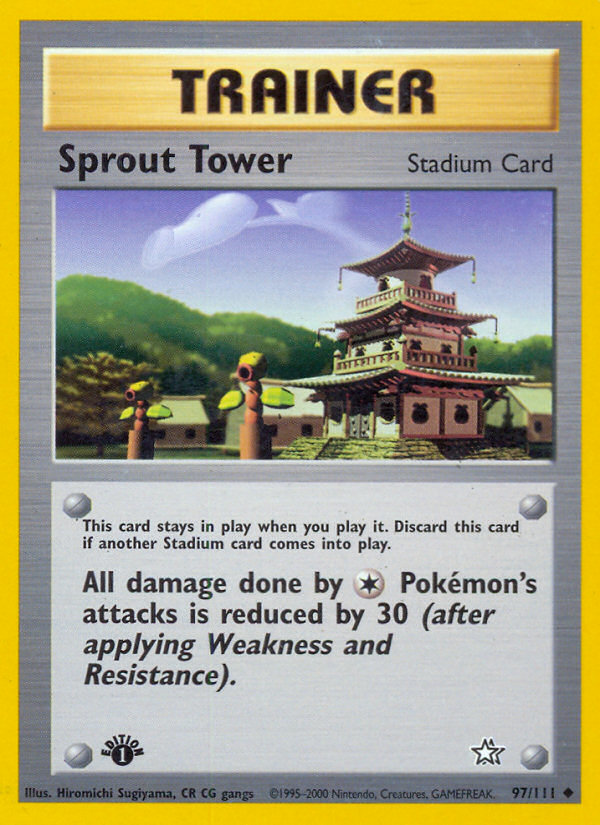 Sprout Tower (97/111) [Neo Genesis 1st Edition] | Jack's On Queen