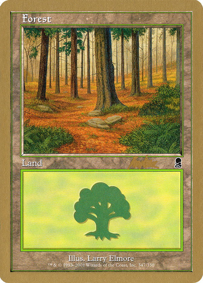 Forest (bk347) (Brian Kibler) [World Championship Decks 2002] | Jack's On Queen