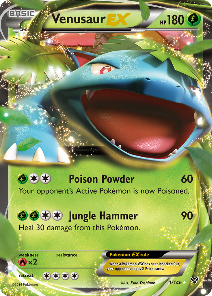 Venusaur EX (1/146) [XY: Base Set] | Jack's On Queen