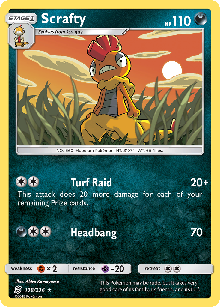 Scrafty (138/236) [Sun & Moon: Unified Minds] | Jack's On Queen