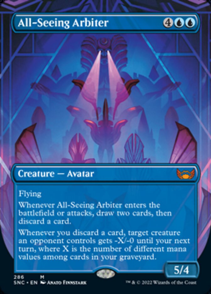 All-Seeing Arbiter (Borderless Alternate Art) [Streets of New Capenna] | Jack's On Queen