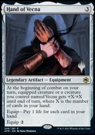 Hand of Vecna (Promo Pack) [Dungeons & Dragons: Adventures in the Forgotten Realms Promos] | Jack's On Queen