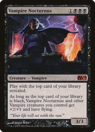 Vampire Nocturnus [Duels of the Planeswalkers Promos 2012] | Jack's On Queen