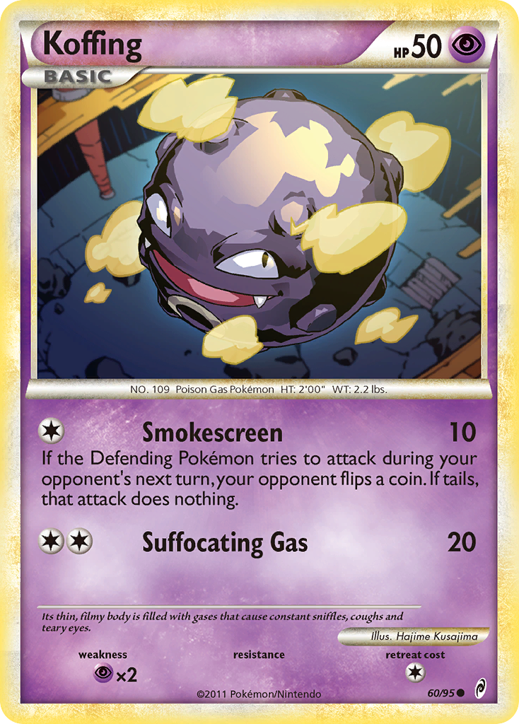Koffing (60/95) [HeartGold & SoulSilver: Call of Legends] | Jack's On Queen