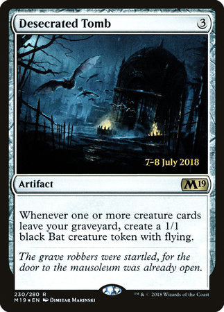 Desecrated Tomb [Core Set 2019 Promos] | Jack's On Queen